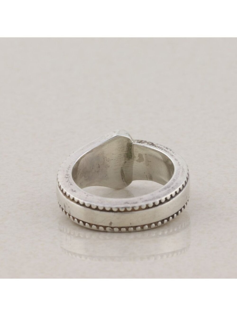 Sterling Silver International Sterling Spoon Ring size 7 3/4 - Picture 5 of 8
